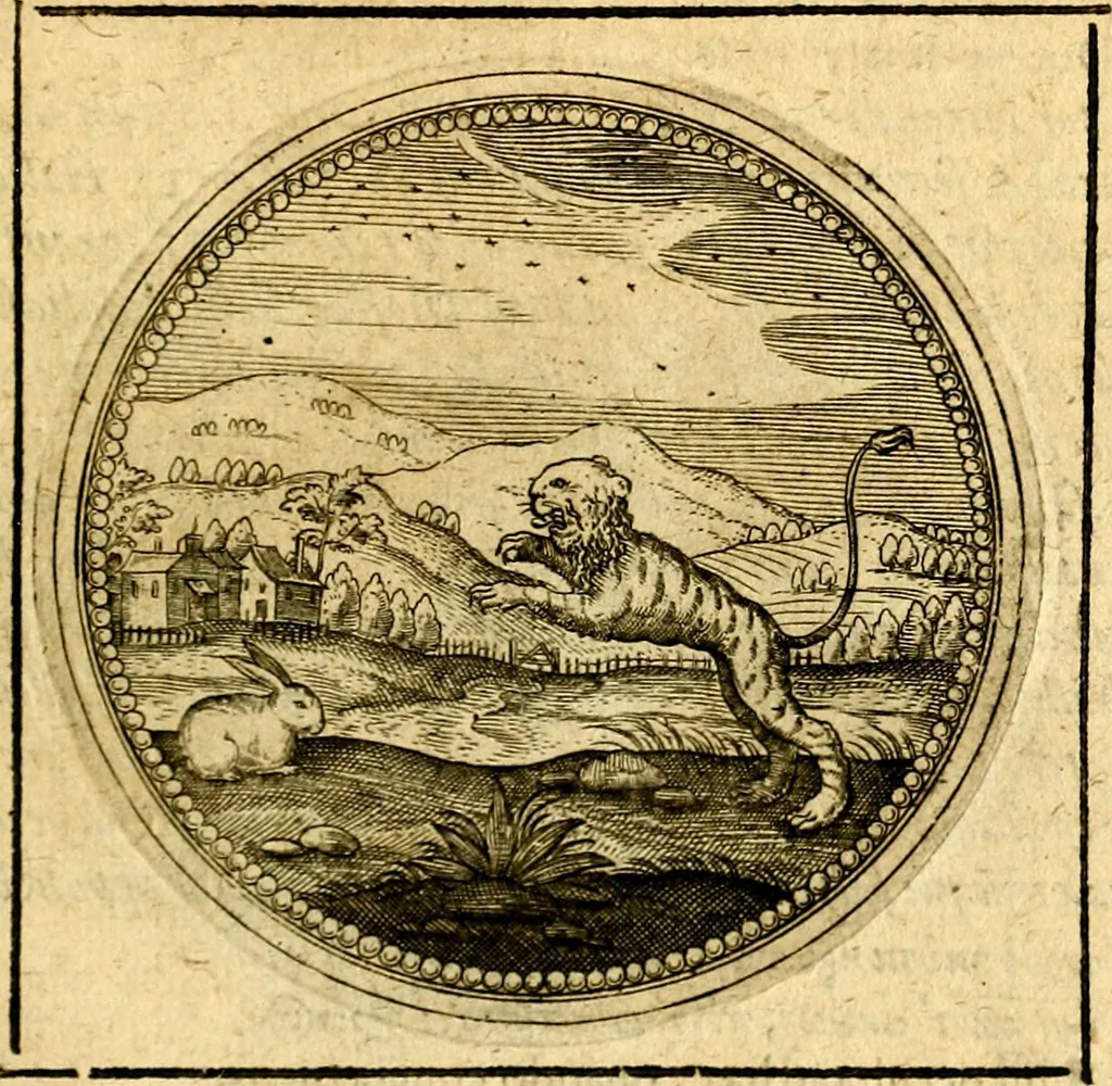 An illustration from Symbolorum et emblematum ... centuria una [-quatuor], 1654, leaf 496