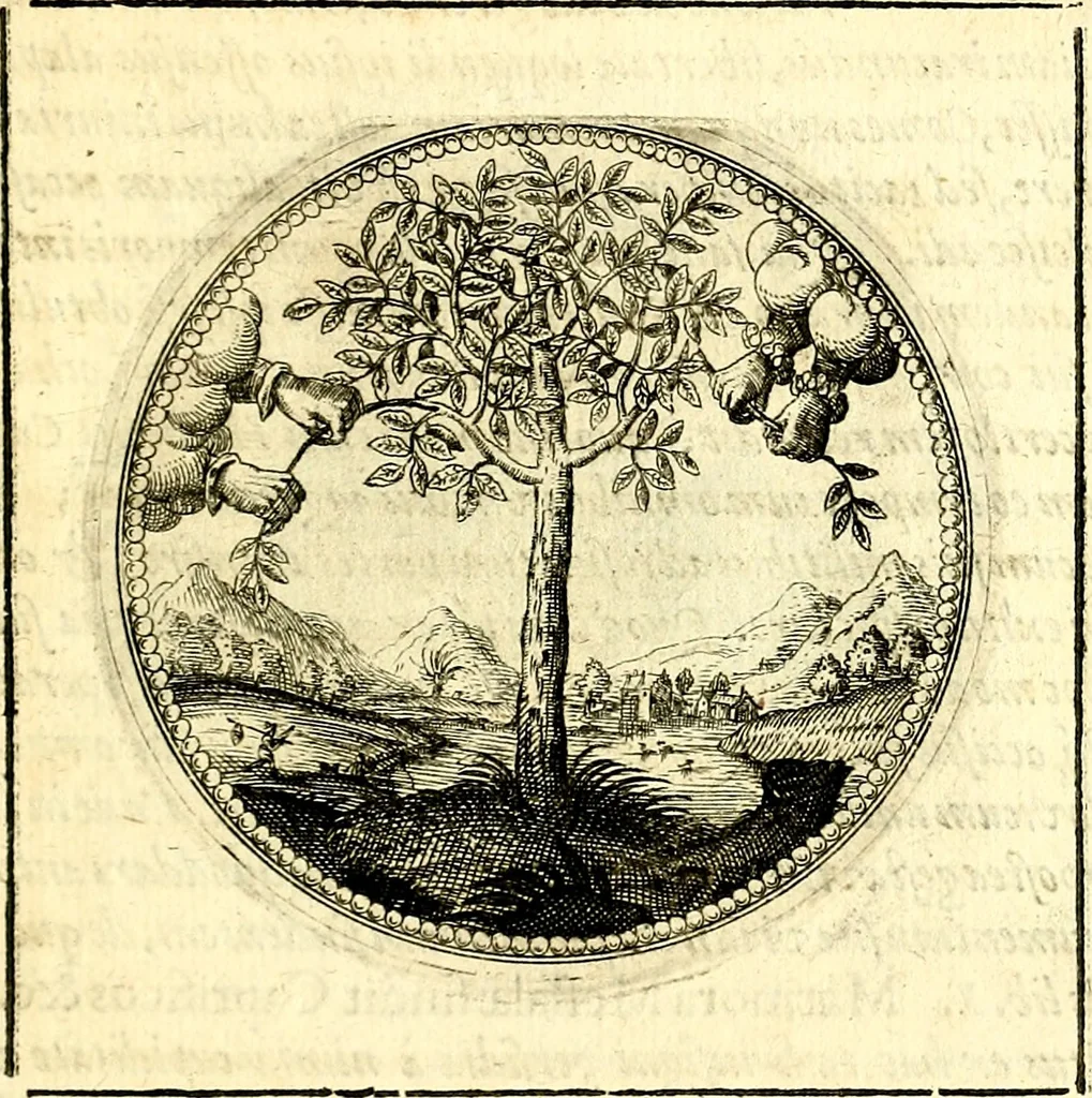 An illustration from Symbolorum et emblematum ... centuria una [-quatuor], 1654, leaf 50