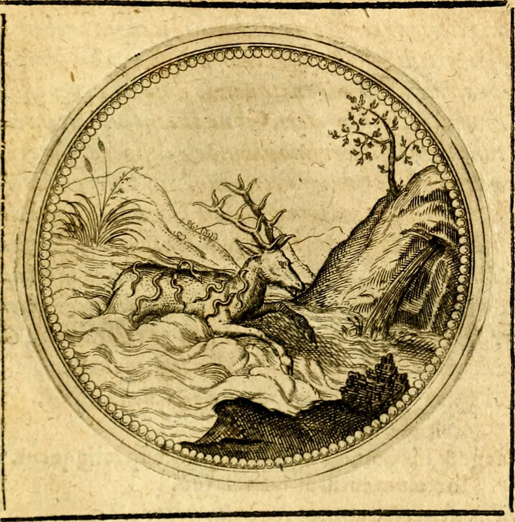 An illustration from Symbolorum et emblematum ... centuria una [-quatuor], 1654, leaf 502
