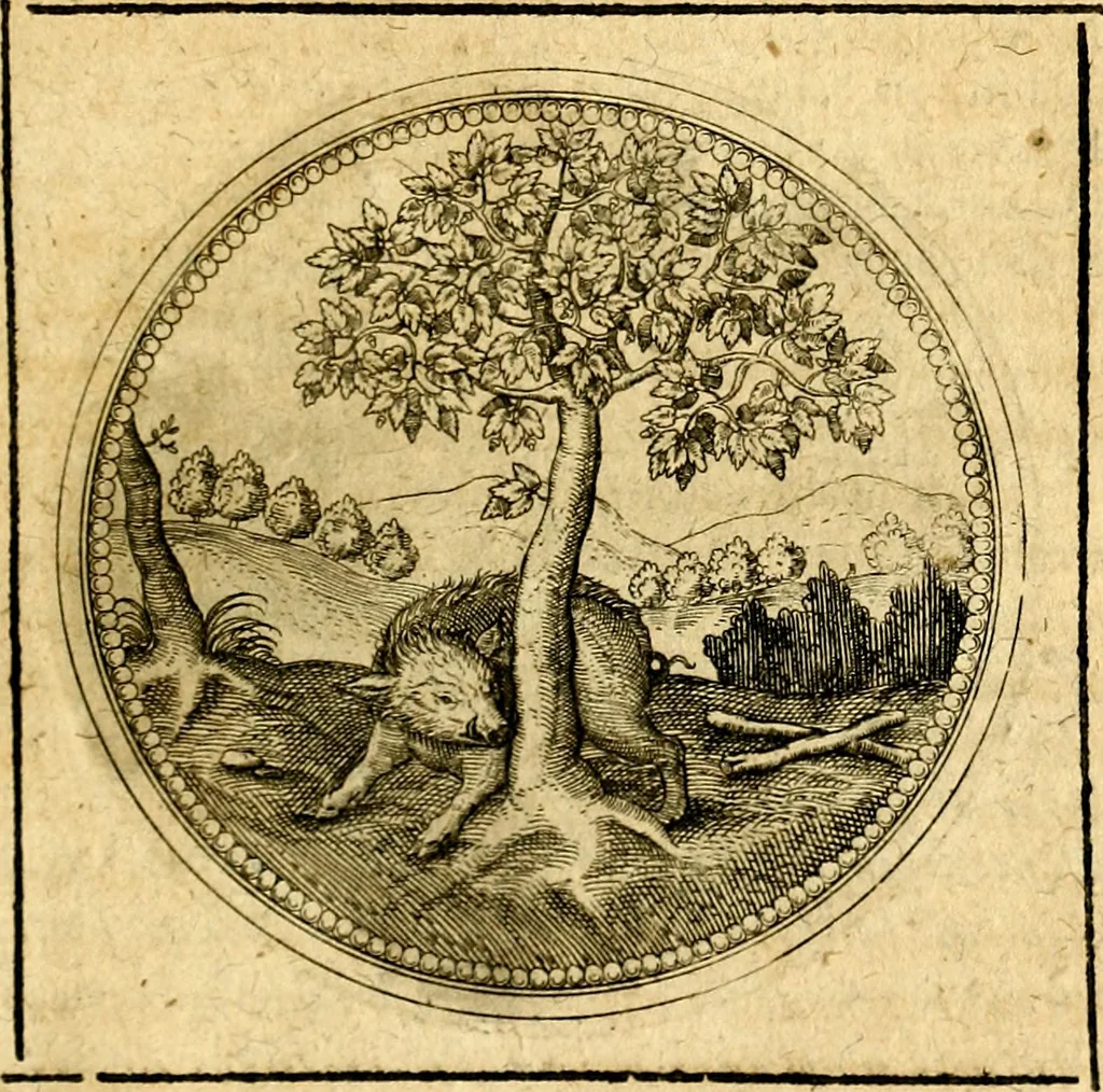 An illustration from Symbolorum et emblematum ... centuria una [-quatuor], 1654, leaf 512