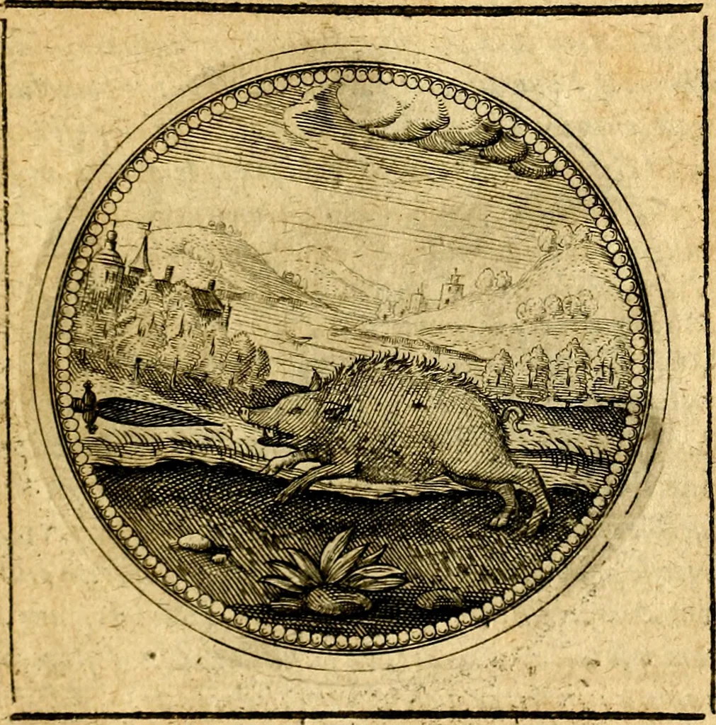 An illustration from Symbolorum et emblematum ... centuria una [-quatuor], 1654, leaf 514