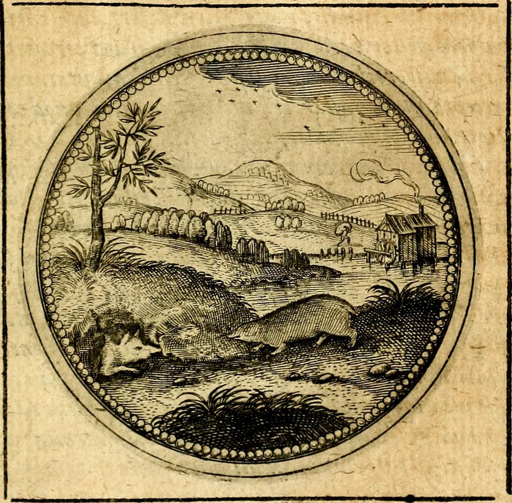 An illustration from Symbolorum et emblematum ... centuria una [-quatuor], 1654, leaf 532