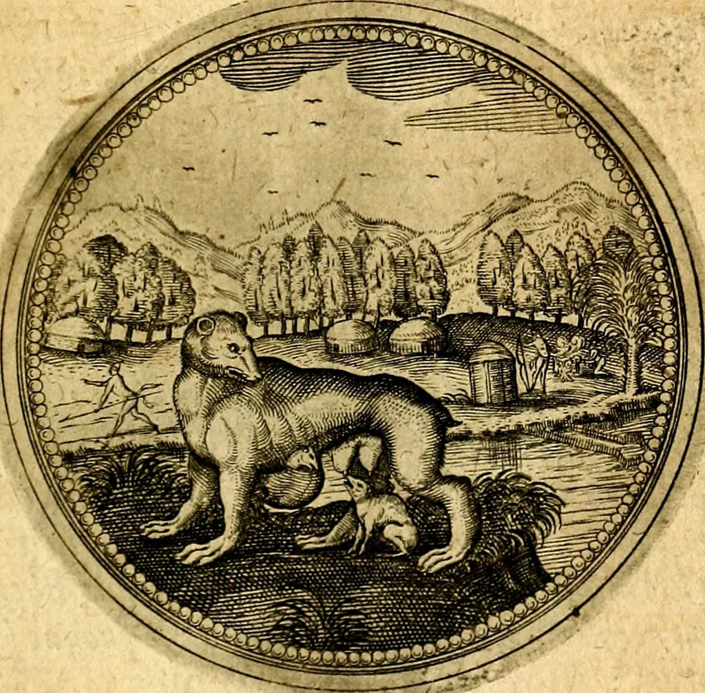 An illustration from Symbolorum et emblematum ... centuria una [-quatuor], 1654, leaf 534