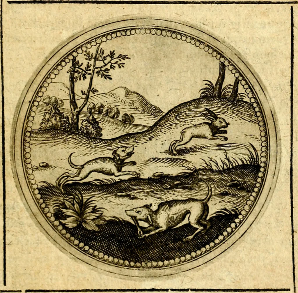 An illustration from Symbolorum et emblematum ... centuria una [-quatuor], 1654, leaf 536
