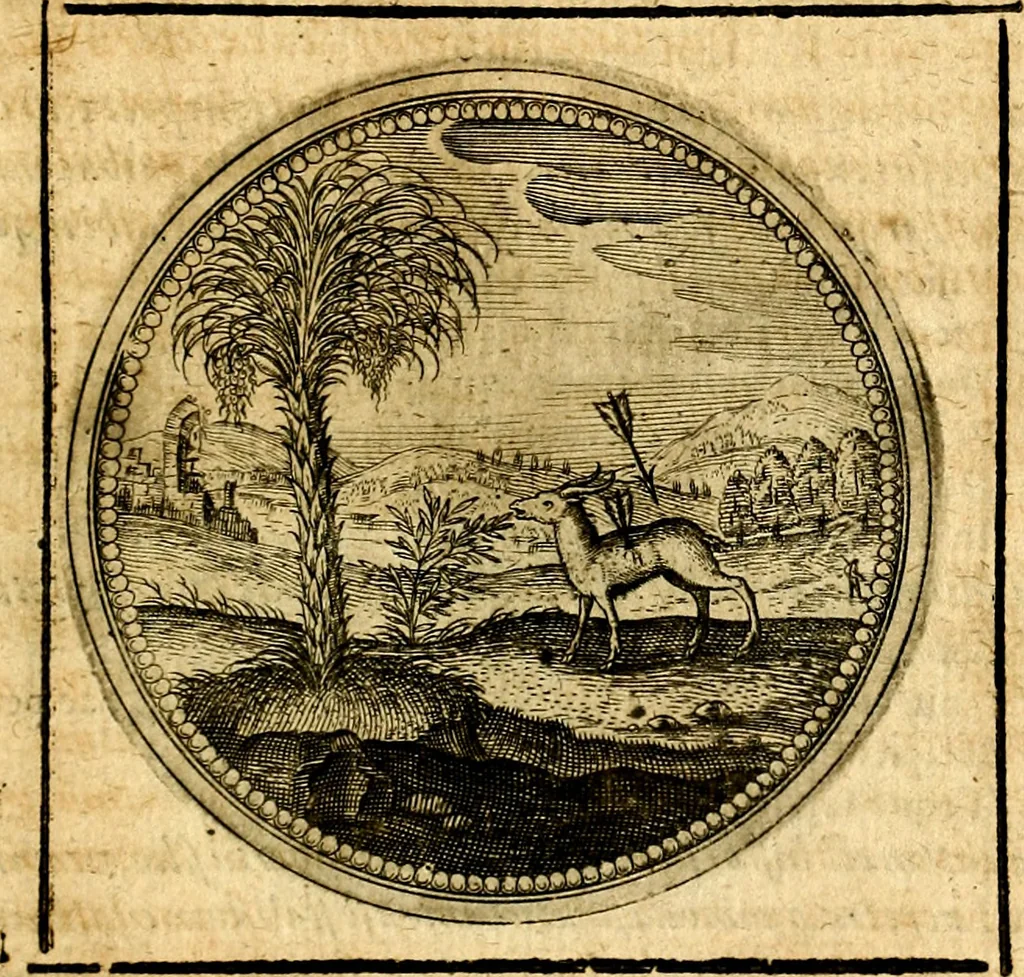 An illustration from Symbolorum et emblematum ... centuria una [-quatuor], 1654, leaf 556