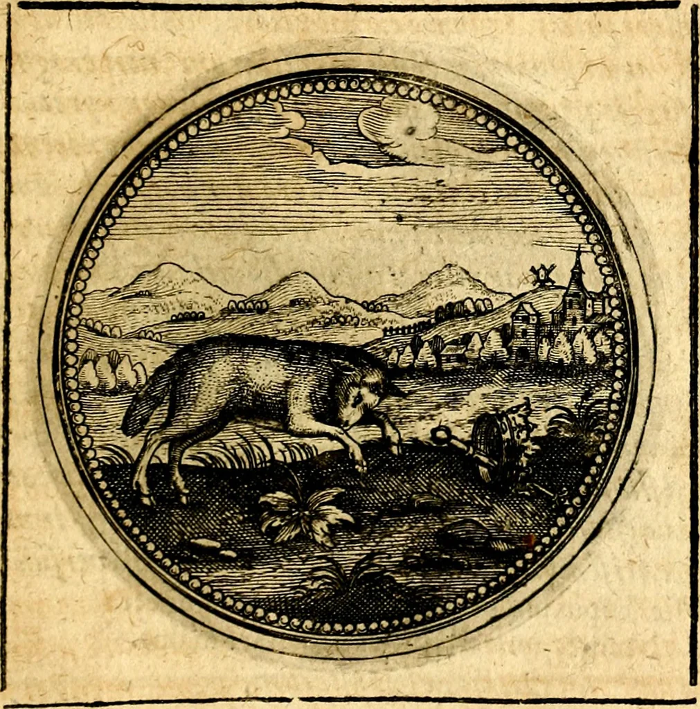 An illustration from Symbolorum et emblematum ... centuria una [-quatuor], 1654, leaf 558