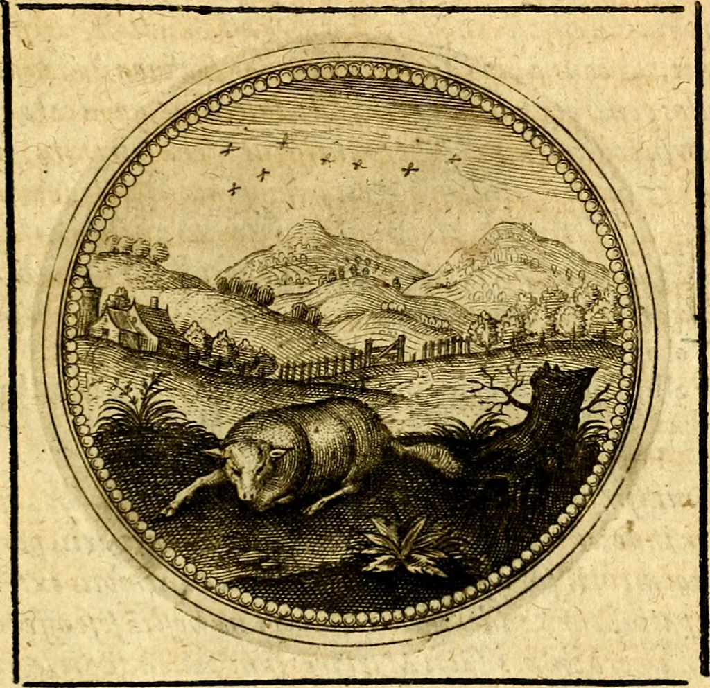An illustration from Symbolorum et emblematum ... centuria una [-quatuor], 1654, leaf 560