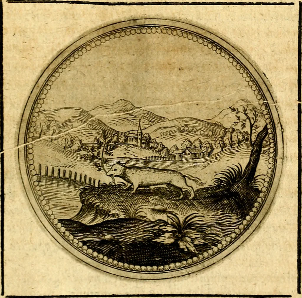 An illustration from Symbolorum et emblematum ... centuria una [-quatuor], 1654, leaf 576