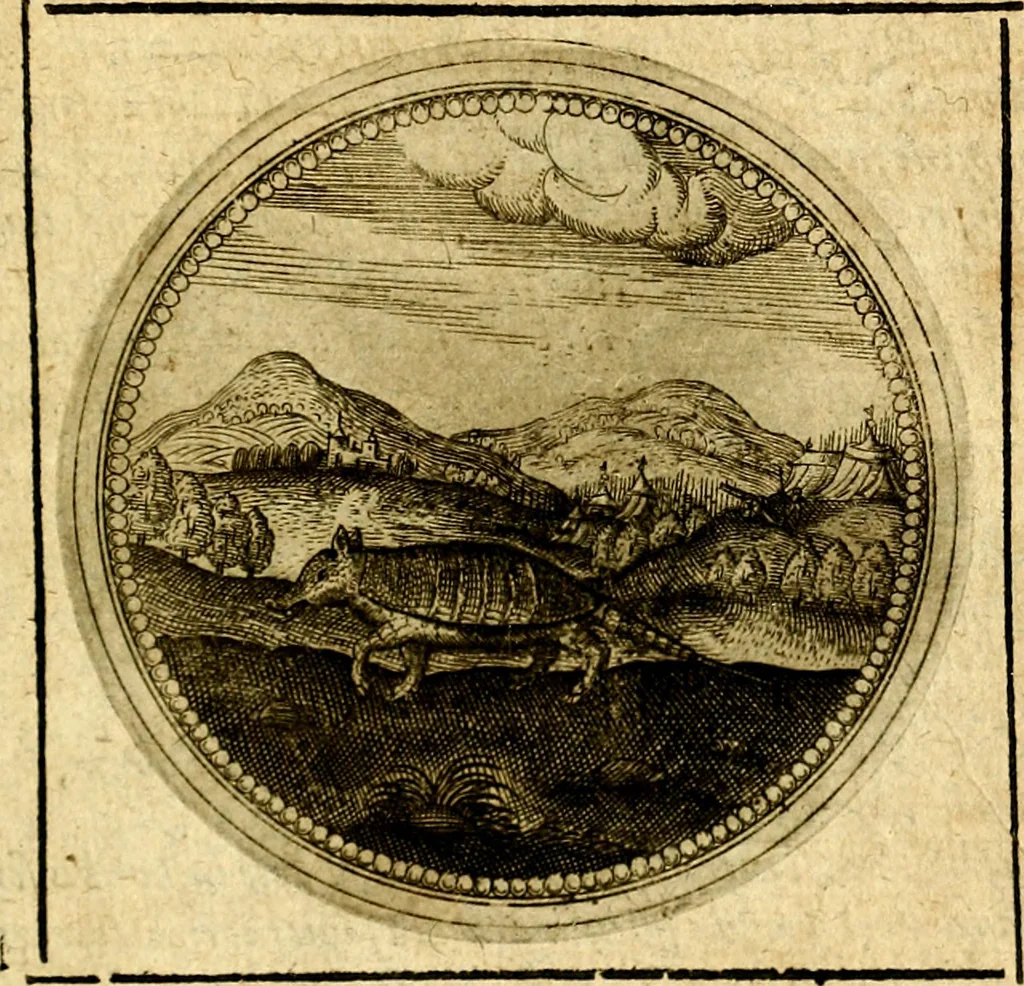 An illustration from Symbolorum et emblematum ... centuria una [-quatuor], 1654, leaf 584