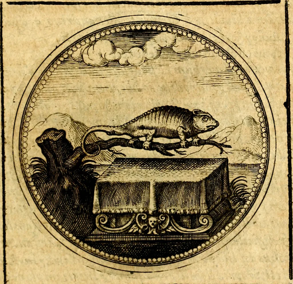 An illustration from Symbolorum et emblematum ... centuria una [-quatuor], 1654, leaf 598