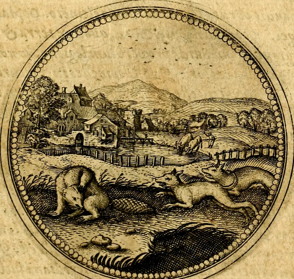 An illustration from Symbolorum et emblematum ... centuria una [-quatuor], 1654, leaf 604