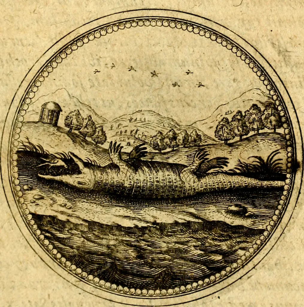 An illustration from Symbolorum et emblematum ... centuria una [-quatuor], 1654, leaf 614
