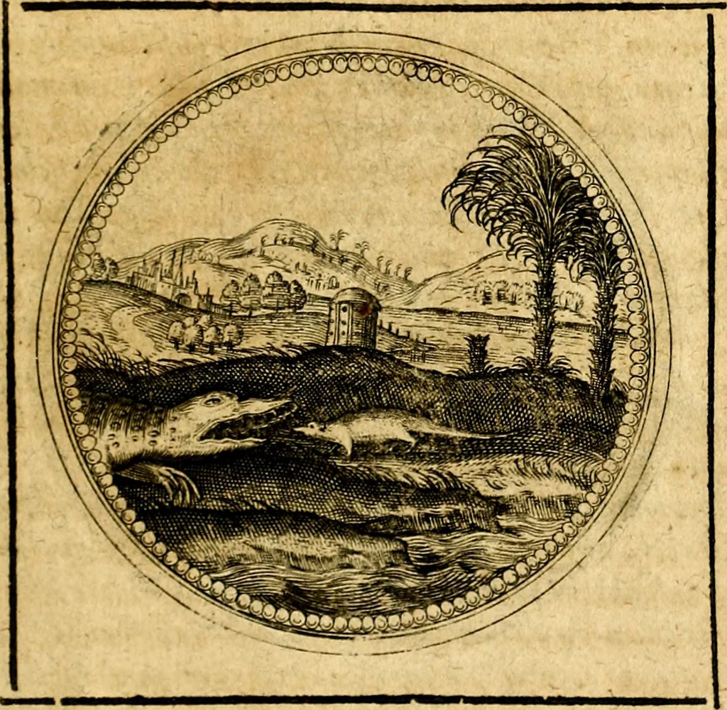 An illustration from Symbolorum et emblematum ... centuria una [-quatuor], 1654, leaf 616