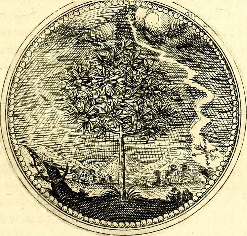 An illustration from Symbolorum et emblematum ... centuria una [-quatuor], 1654, leaf 78
