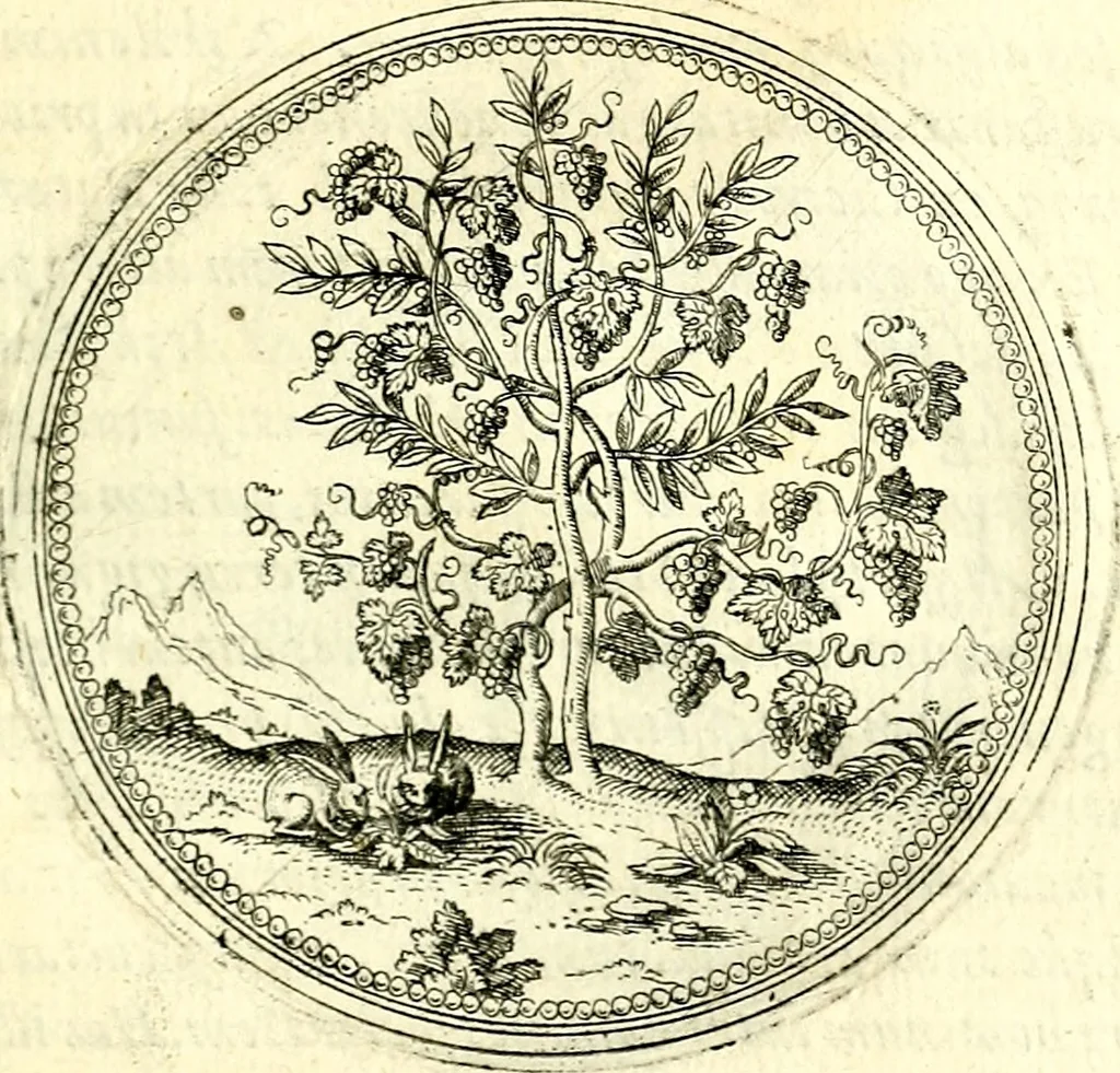 An illustration from Symbolorvm et emblematvm ex re herbaria desvmtorvm centvria vna, 1590, leaf 108