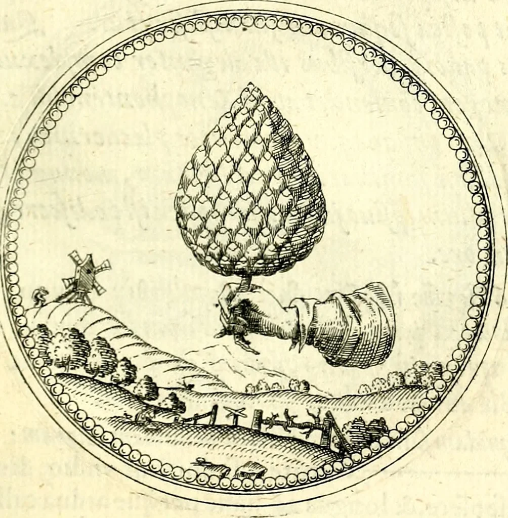 An illustration from Symbolorvm et emblematvm ex re herbaria desvmtorvm centvria vna, 1590, leaf 120