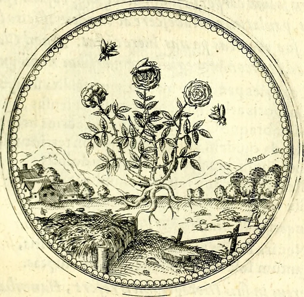 An illustration from Symbolorvm et emblematvm ex re herbaria desvmtorvm centvria vna, 1590, leaf 126