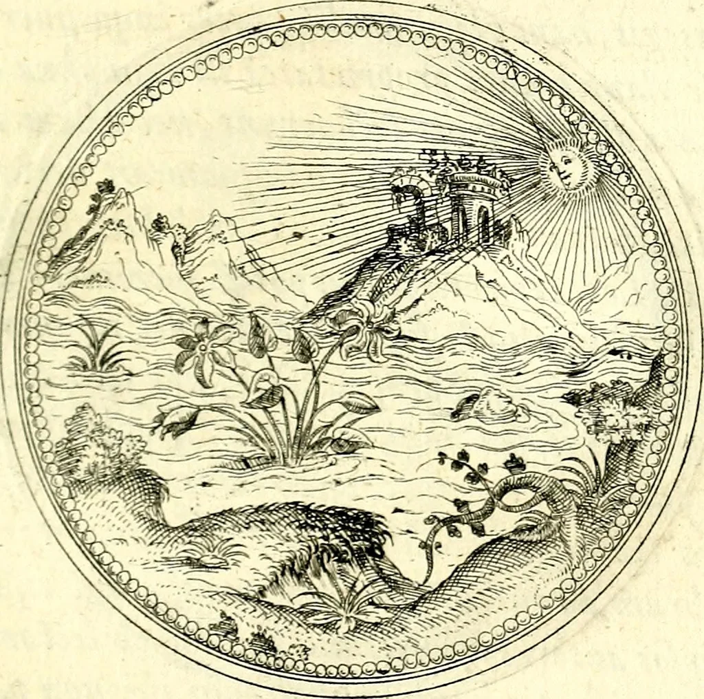 An illustration from Symbolorvm et emblematvm ex re herbaria desvmtorvm centvria vna, 1590, leaf 174