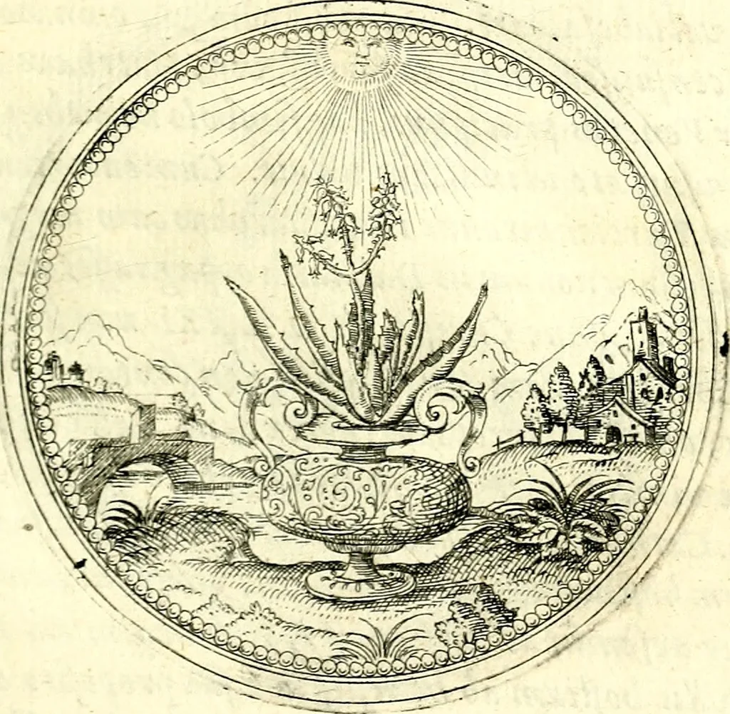 An illustration from Symbolorvm et emblematvm ex re herbaria desvmtorvm centvria vna, 1590, leaf 208