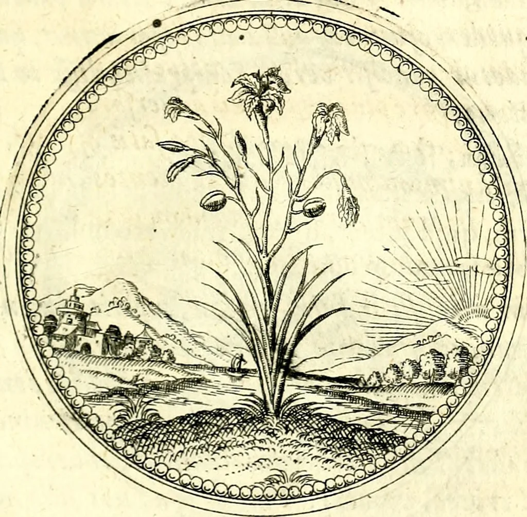 An illustration from Symbolorvm et emblematvm ex re herbaria desvmtorvm centvria vna, 1590, leaf 226