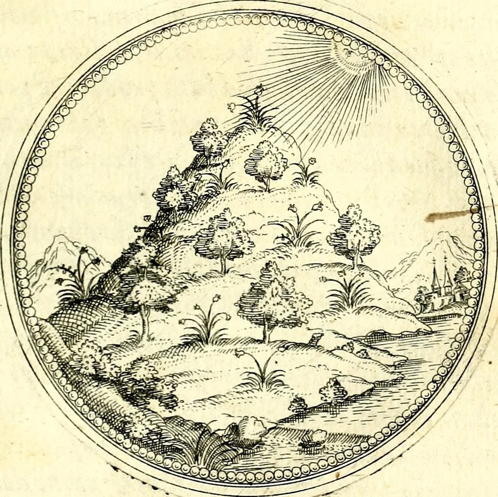 An illustration from Symbolorvm et emblematvm ex re herbaria desvmtorvm centvria vna, 1590, leaf 36
