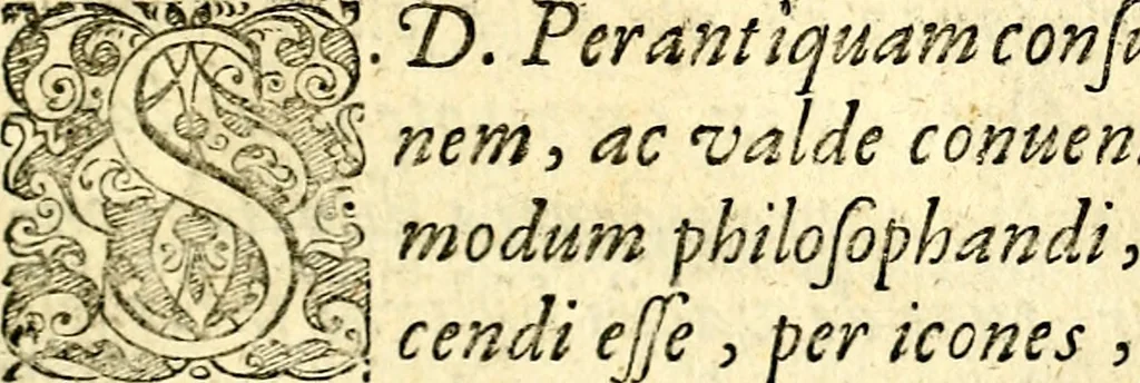 An illustration from Symbolorvm et emblematvm ex re herbaria desvmtorvm centvria vna, 1590, leaf 6
