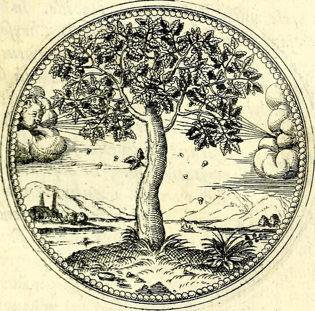 An illustration from Symbolorvm et emblematvm ex re herbaria desvmtorvm centvria vna, 1590, leaf 68