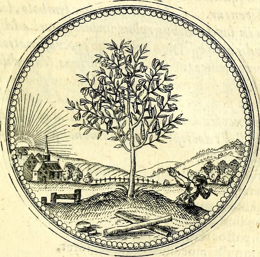 An illustration from Symbolorvm et emblematvm ex re herbaria desvmtorvm centvria vna, 1590, leaf 74