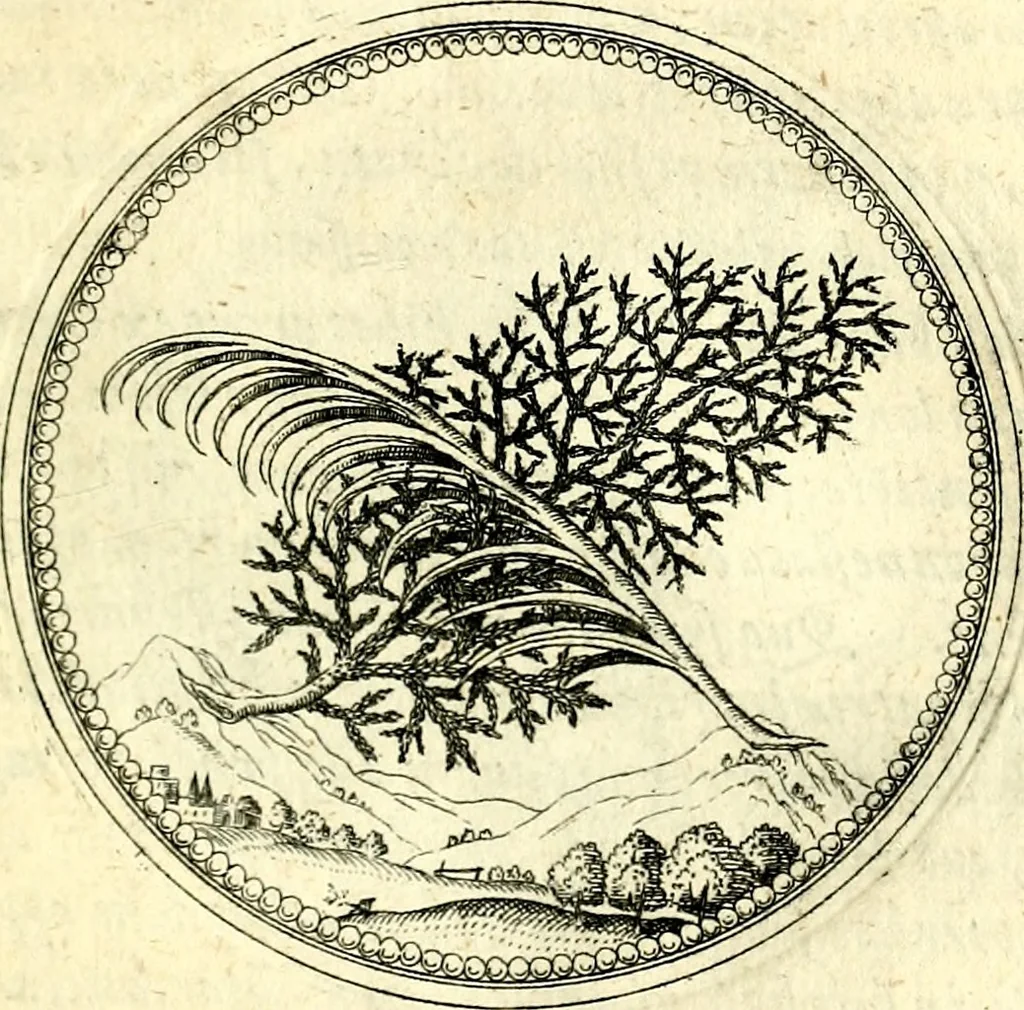 An illustration from Symbolorvm et emblematvm ex re herbaria desvmtorvm centvria vna, 1590, leaf 80