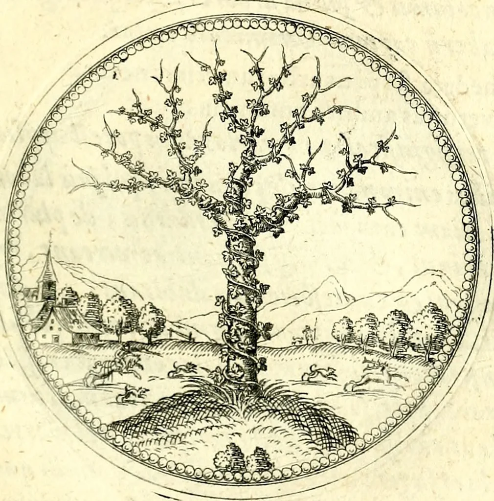 An illustration from Symbolorvm et emblematvm ex re herbaria desvmtorvm centvria vna, 1590, leaf 86