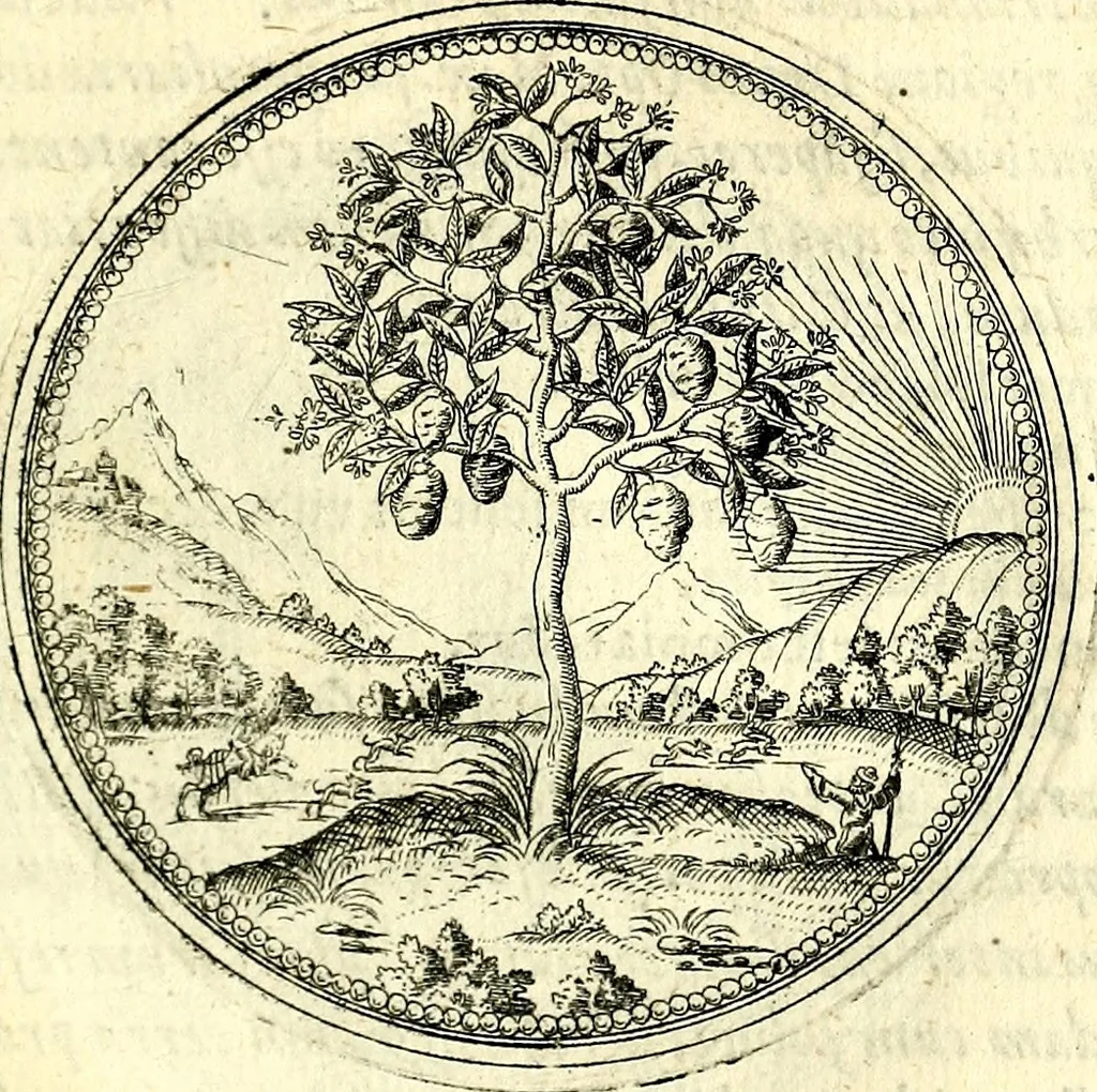 An illustration from Symbolorvm et emblematvm ex re herbaria desvmtorvm centvria vna, 1590, leaf 92