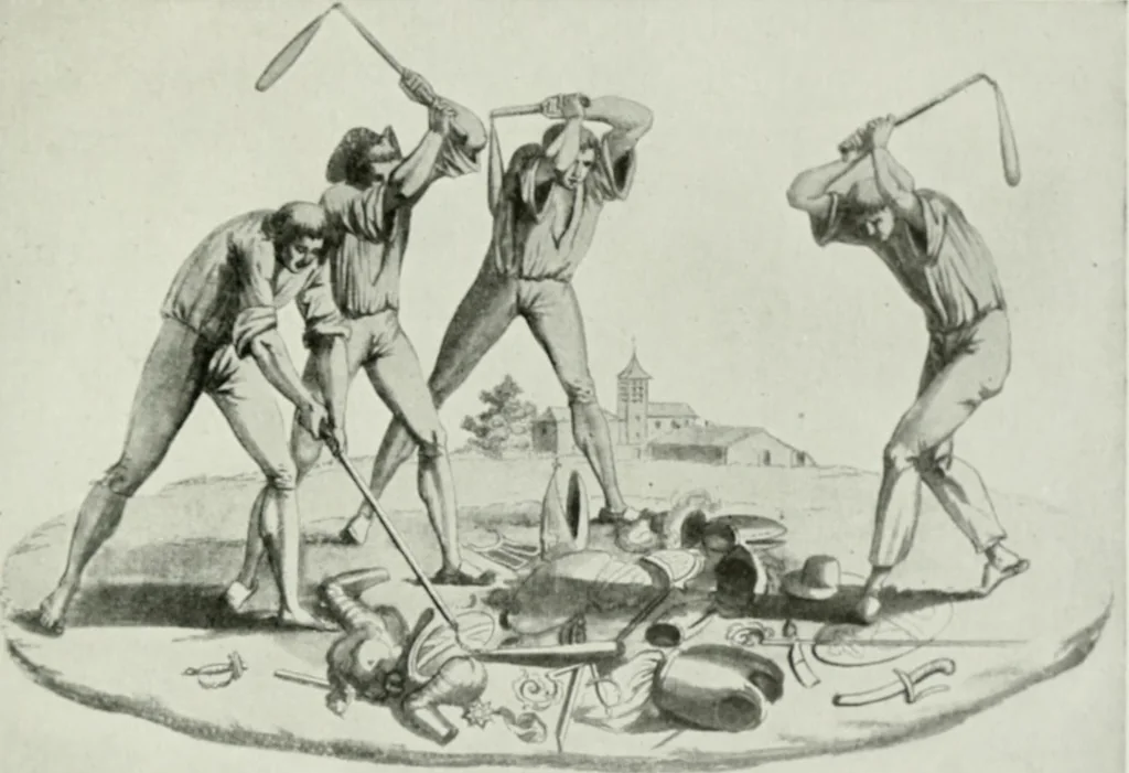 An illustration from Symbol and satire in the French Revolution, 1912, leaf 116