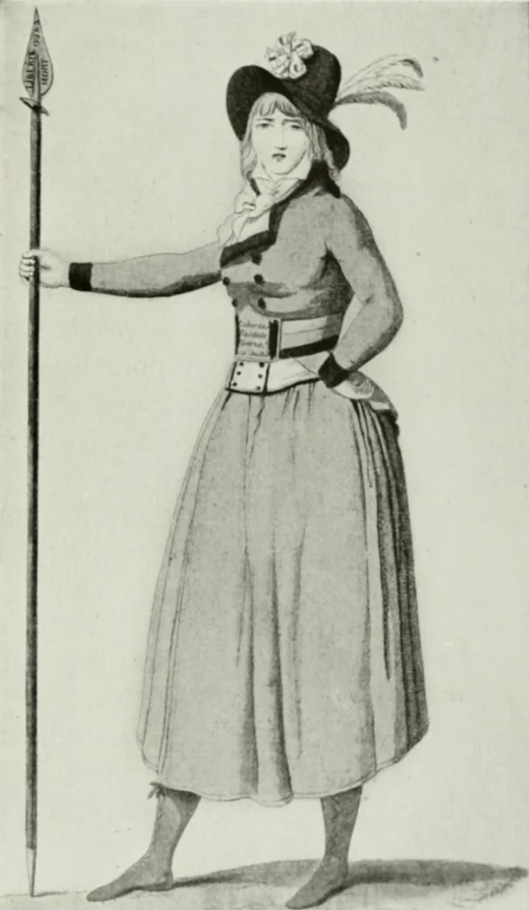 An illustration from Symbol and satire in the French Revolution, 1912, leaf 120