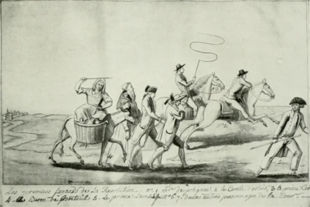 An illustration from Symbol and satire in the French Revolution, 1912, leaf 132