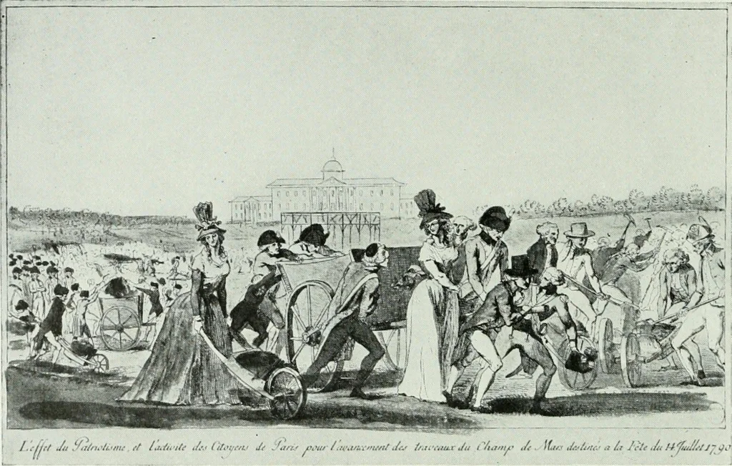 An illustration from Symbol and satire in the French Revolution, 1912, leaf 173