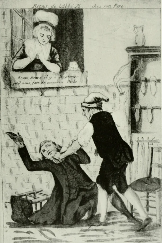 An illustration from Symbol and satire in the French Revolution, 1912, leaf 190