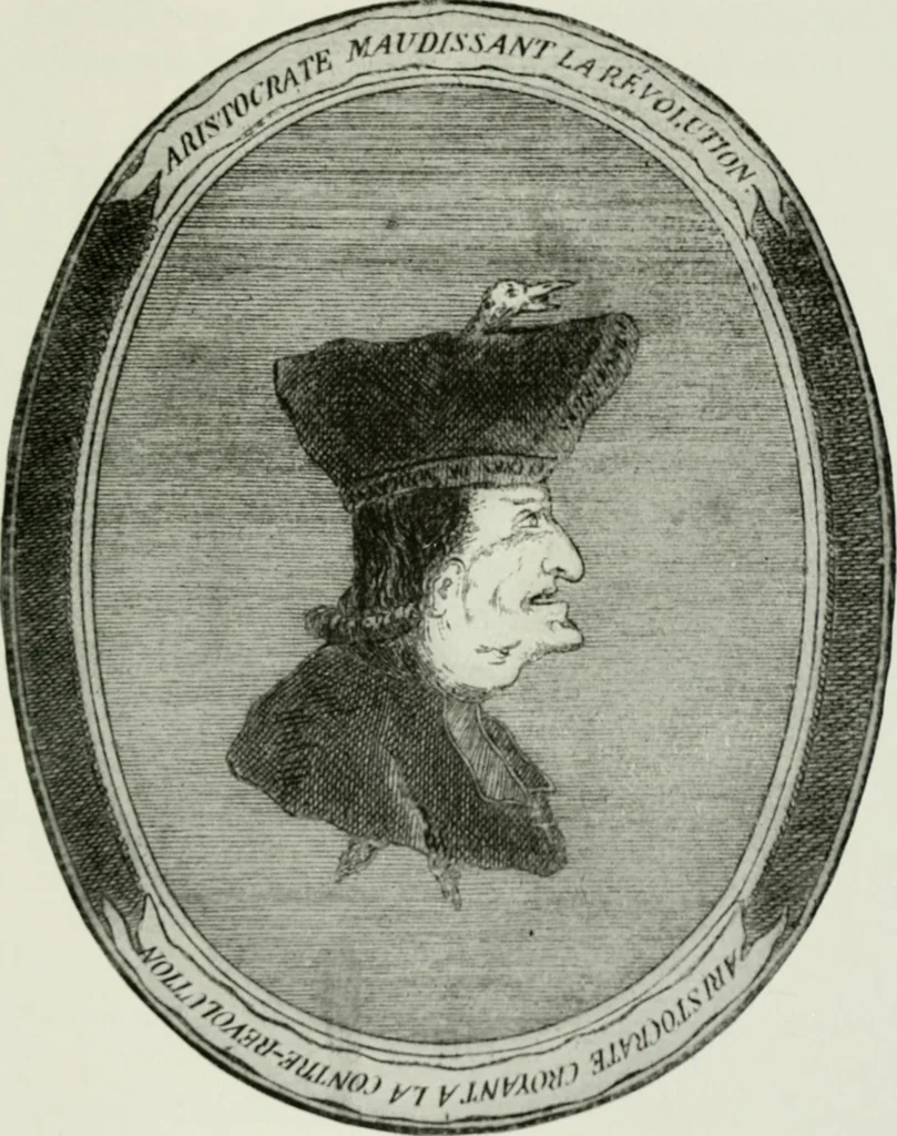 An illustration from Symbol and satire in the French Revolution, 1912, leaf 196
