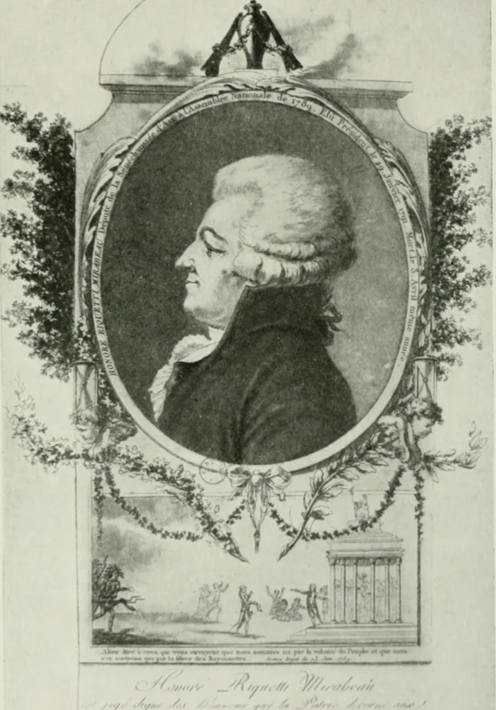 An illustration from Symbol and satire in the French Revolution, 1912, leaf 210