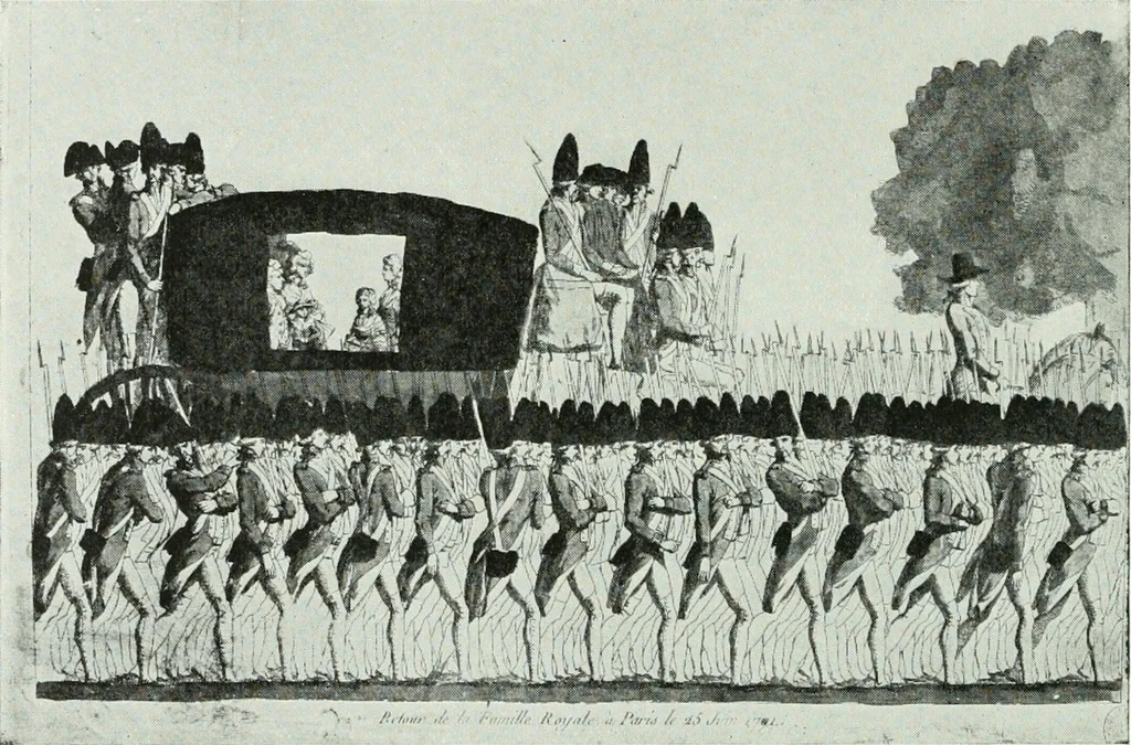 An illustration from Symbol and satire in the French Revolution, 1912, leaf 223