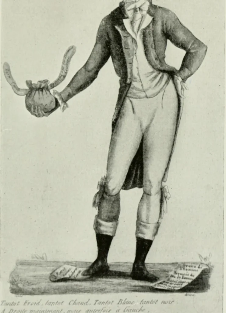 An illustration from Symbol and satire in the French Revolution, 1912, leaf 226