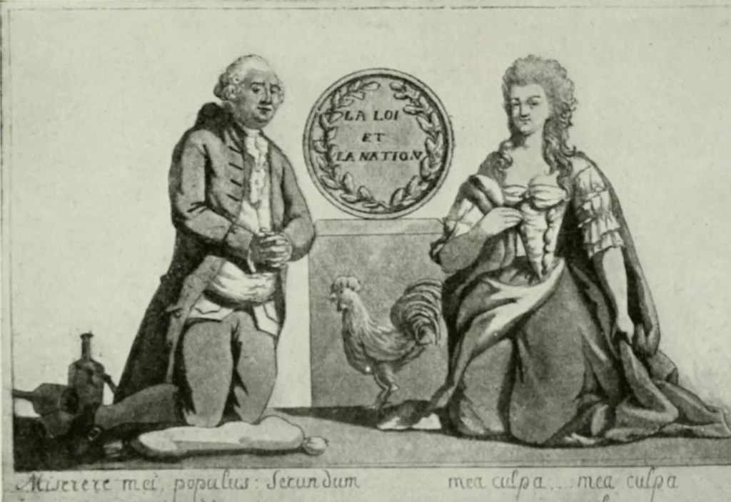 An illustration from Symbol and satire in the French Revolution, 1912, leaf 228