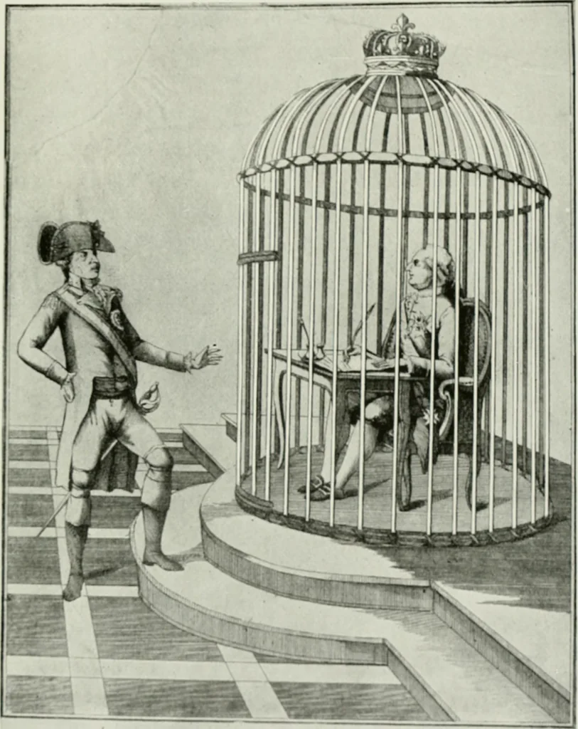 An illustration from Symbol and satire in the French Revolution, 1912, leaf 240