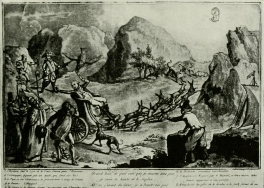 An illustration from Symbol and satire in the French Revolution, 1912, leaf 264