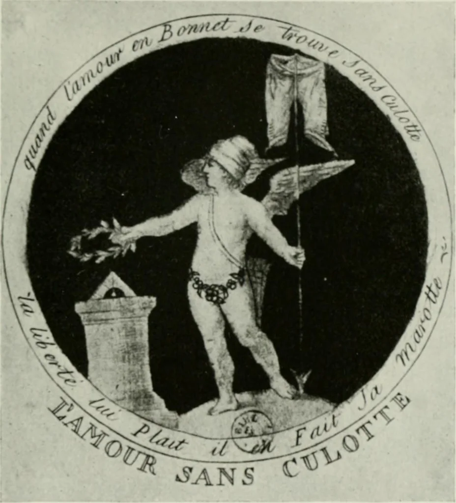 An illustration from Symbol and satire in the French Revolution, 1912, leaf 270