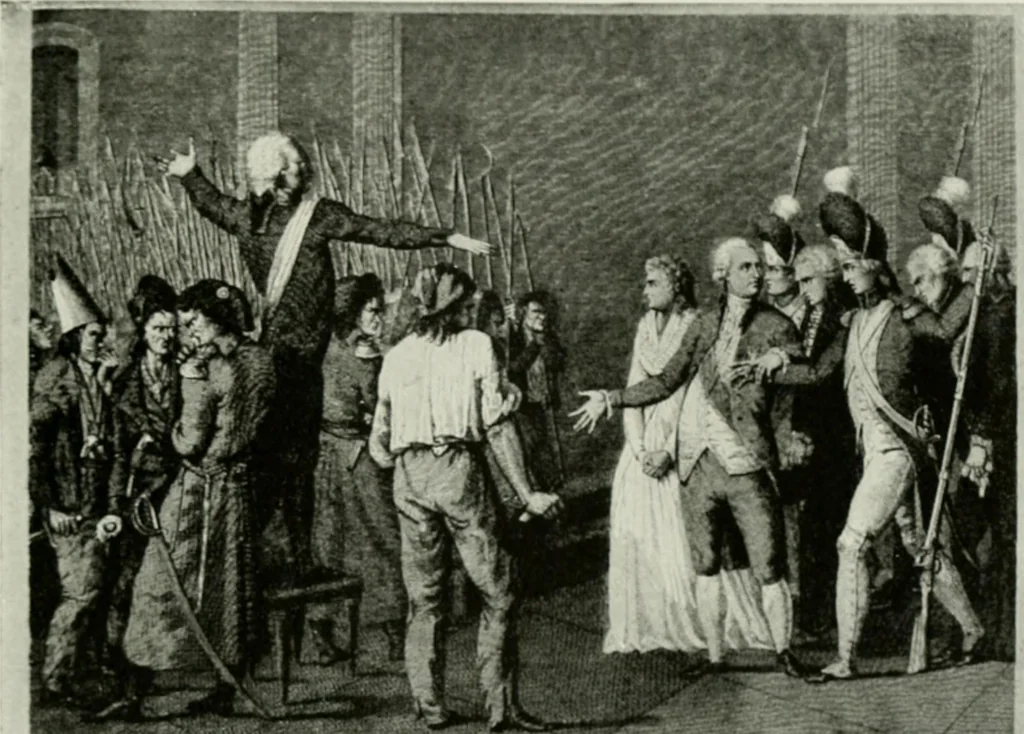 An illustration from Symbol and satire in the French Revolution, 1912, leaf 276