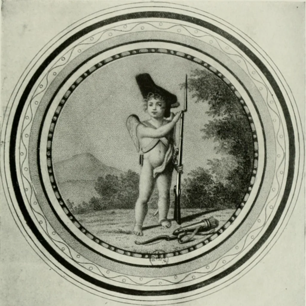 An illustration from Symbol and satire in the French Revolution, 1912, leaf 284