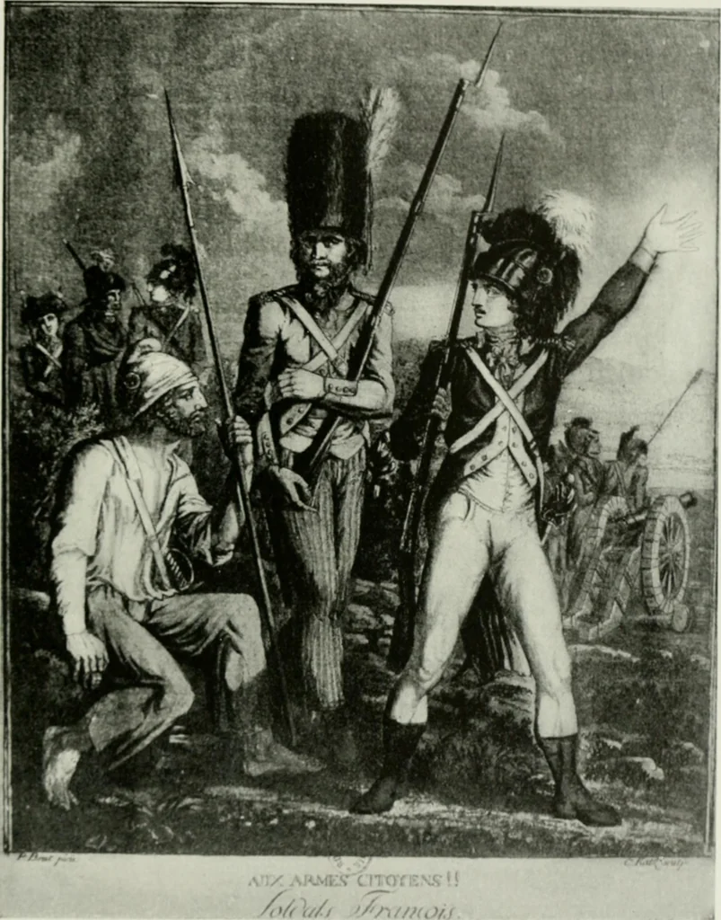 An illustration from Symbol and satire in the French Revolution, 1912, leaf 290