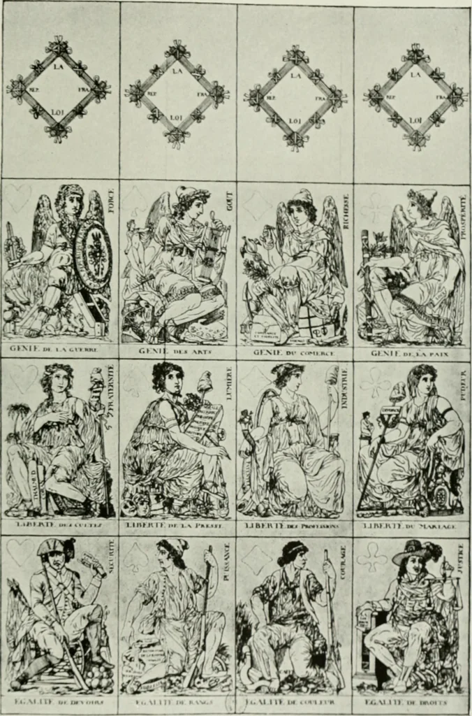 An illustration from Symbol and satire in the French Revolution, 1912, leaf 304