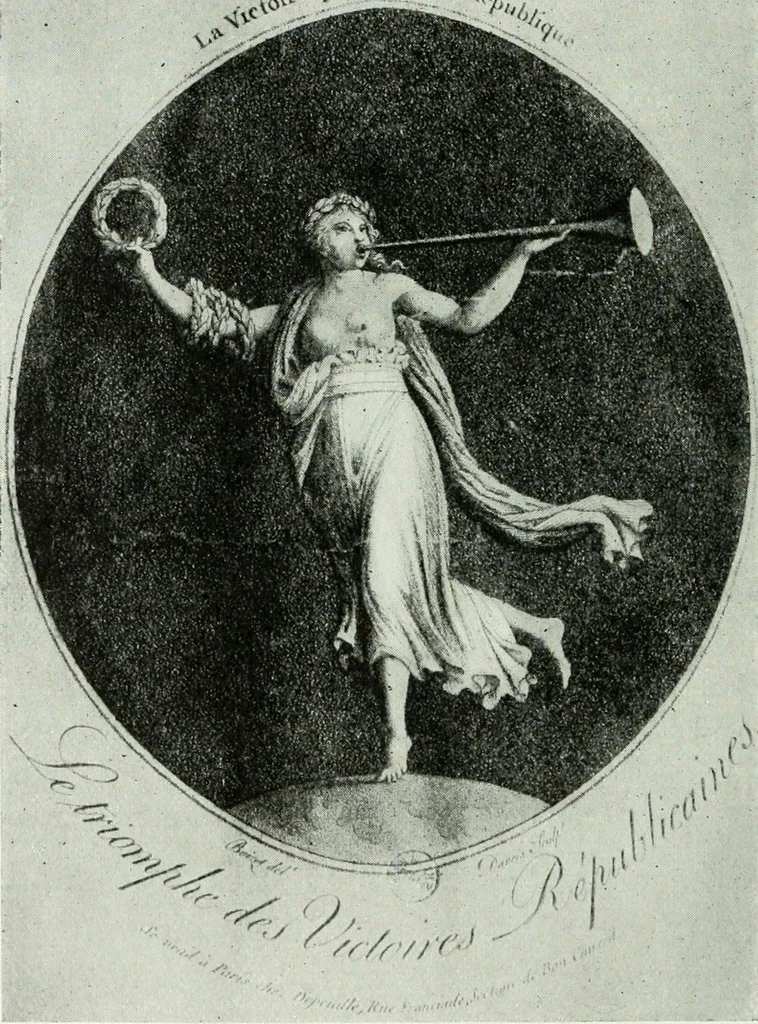 An illustration from Symbol and satire in the French Revolution, 1912, leaf 345