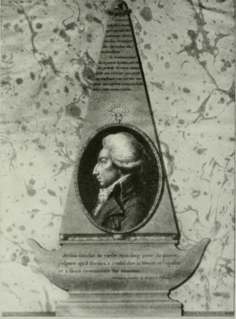 An illustration from Symbol and satire in the French Revolution, 1912, leaf 364